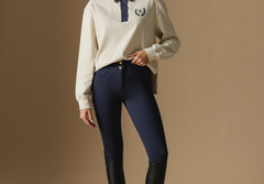 Ultimate Button Up Breeches - Navyy