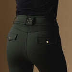 Olive Ultimate Button Up Breeches - back