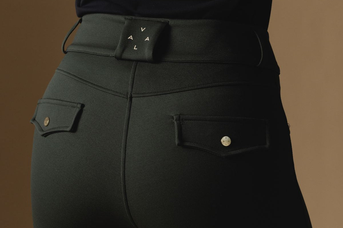 Olive Ultimate Button Up Breeches - back
