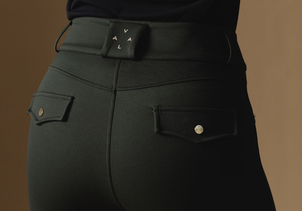 Olive Ultimate Button Up Breeches - back