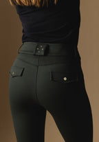 Olive Ultimate Button Up Breeches - back