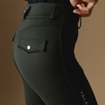 Olive Ultimate Button Up Breeches - Side