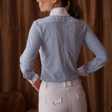 White Ultimate Button Up Breeches - back view