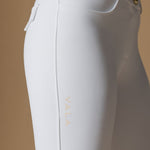 White Ultimate Button Up Breeches - side