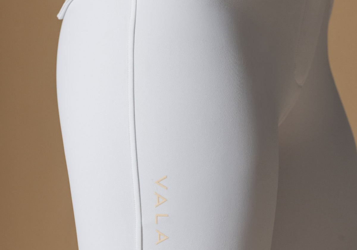 White Ultimate Button Up Breeches - side