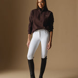 Ultimate Button Up Breeches in white - Front