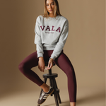Grey VALA Academy Fleece - Front view