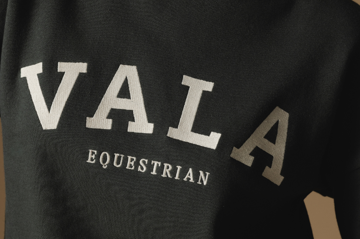 Olive  VALA Academy Fleece - Close-up