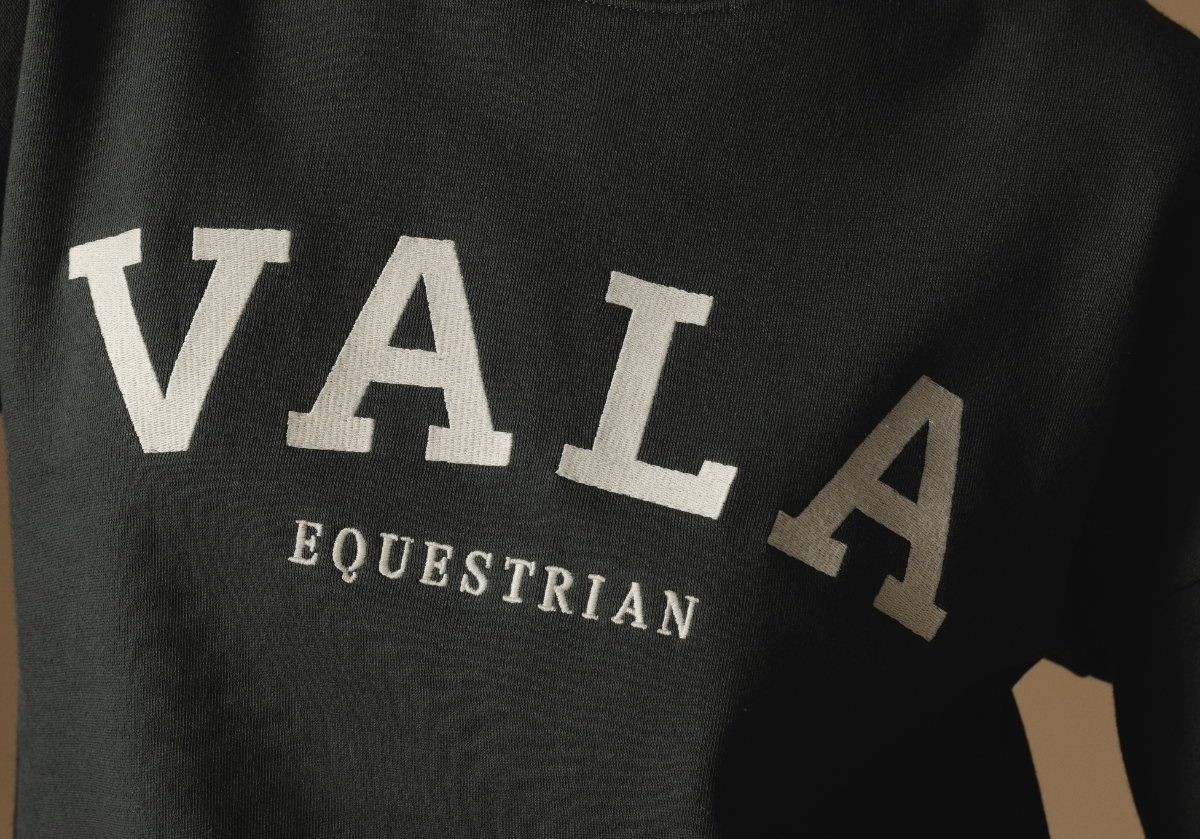 Olive  VALA Academy Fleece - Close-up