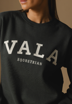 Olive  VALA Academy Fleece - Close-up