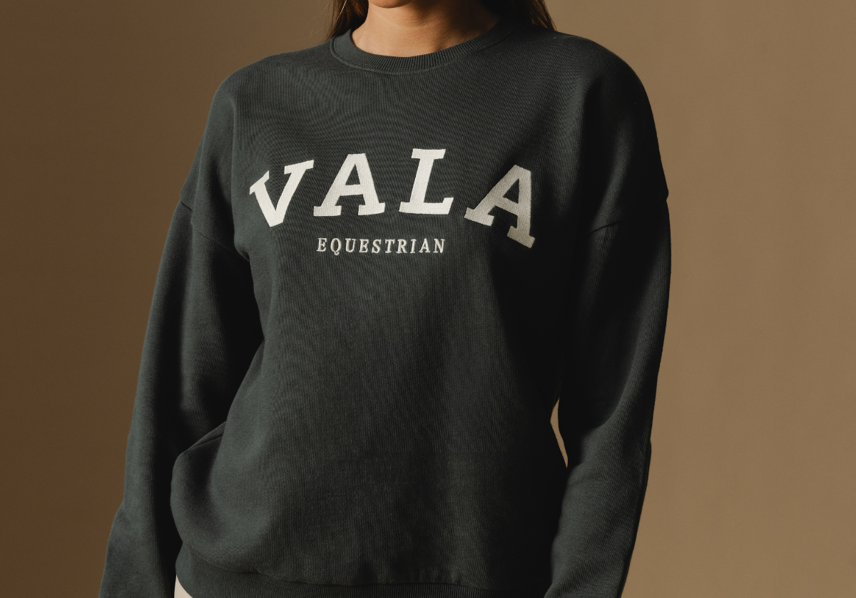 Olive  VALA Academy Fleece - Front