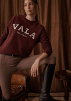 VALA Academy Fleece - Deep Cherry
