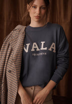 VALA Academy Fleece - Washed Blue