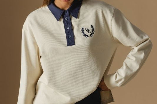 Cream VALA Ascott Rugby - Front Close-up