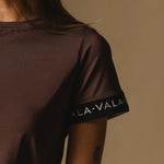 VALA Training Tee in Chocolate - Details