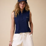 VALA Ascot Cap  in Navy - Front