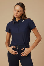 Alegra Short Sleeve Polo - Navy