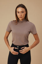 Celine Airlite Mesh Short Sleeve - Taupe
