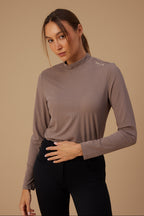 Celine Airlite Mesh Long Sleeve - Taupe