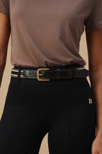 Three Tone Belt - Choc