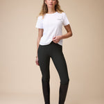 Mesh Tee in White - Front