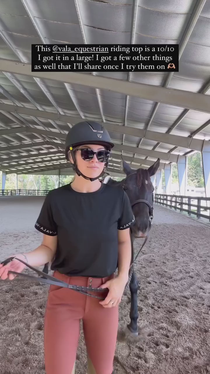 Load video: VALA Training Tee - Black