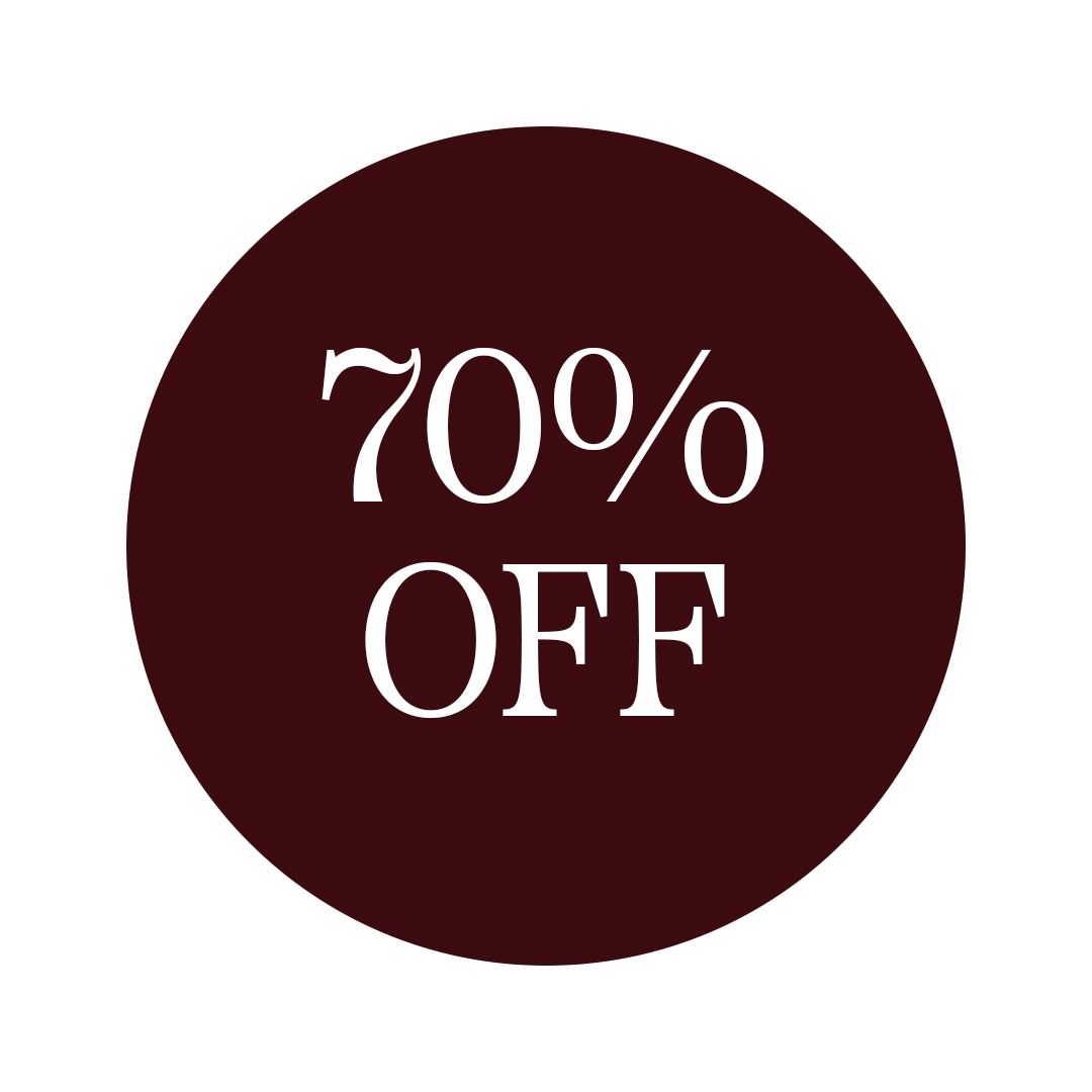 70% Off